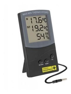 Termohigrômetro Garden HighPro Com Sonda Externa