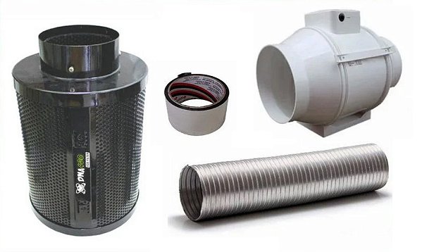Kit Filtro carvão ativado recarregável Dna420 - Elimina Odores SMALL Turbo Sictell