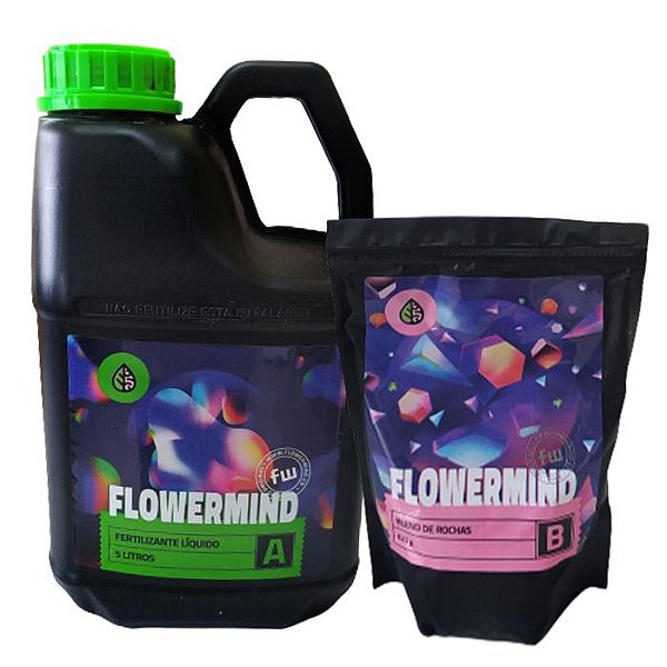 FLOWERMIND KIT NUTRICAO G 5LITROS + 625G