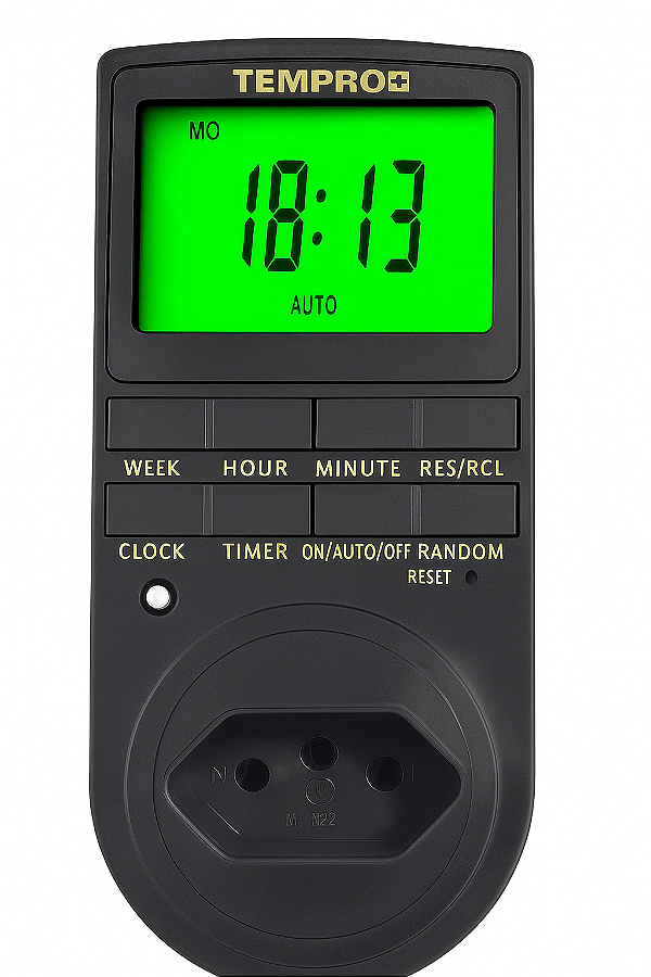 Temporizador Digital TemPro+ – Timer Programável com Tela LED