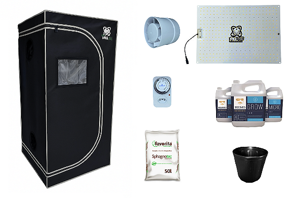 KIT ESTUFA DNA420 LED 80x80x160cm -85w Quantum Board Dna420 283B - Bivolt