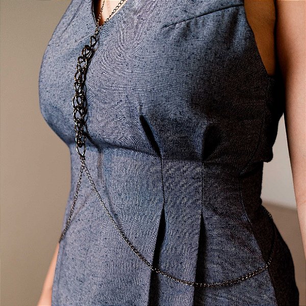 Vestido Feminino Midi