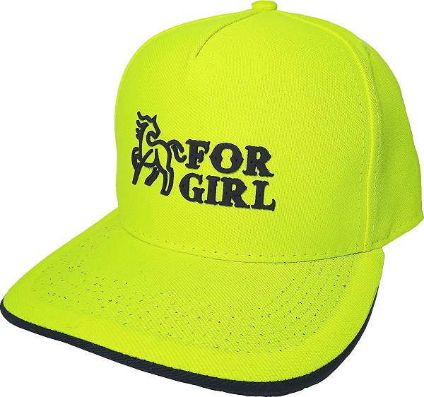 Boné Country Feminino For Girl Verde Neon Most Rodeio