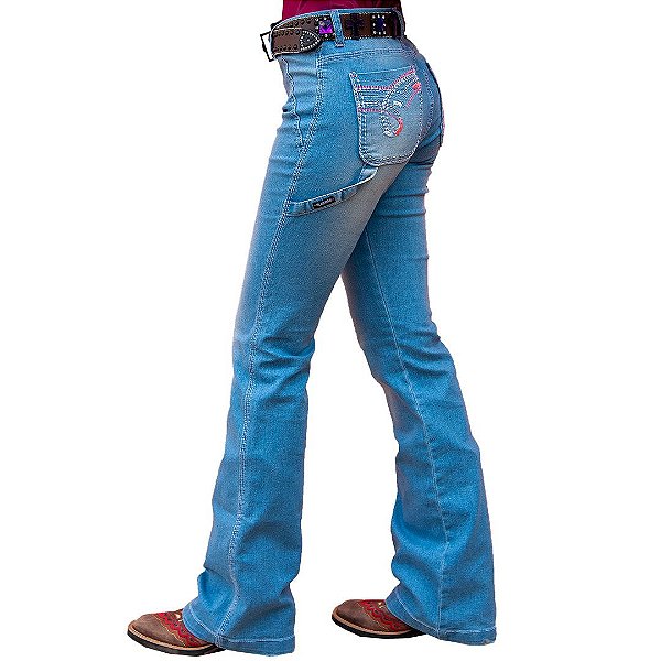Calça Jeans Feminina Carpinteira Alexia Alabama - Loja country feminina,  masculina e infantil - Moda country O Toro