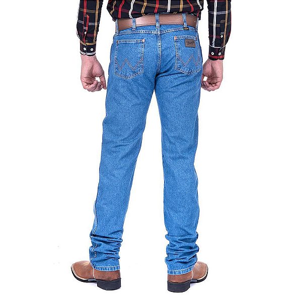 Calça Jeans Masculina Wrangler Azul Claro Cowboy Cut 13MWZ Original