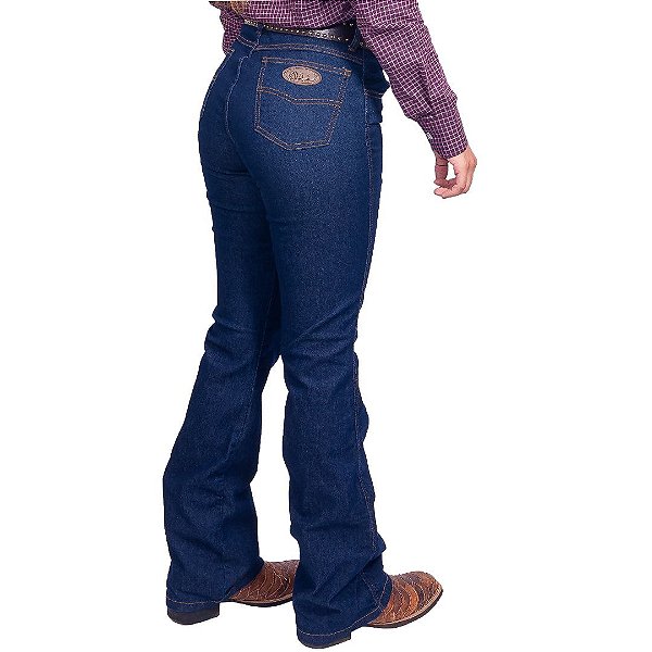 Calça Jeans Feminina Flare Strech Indigo Alabama