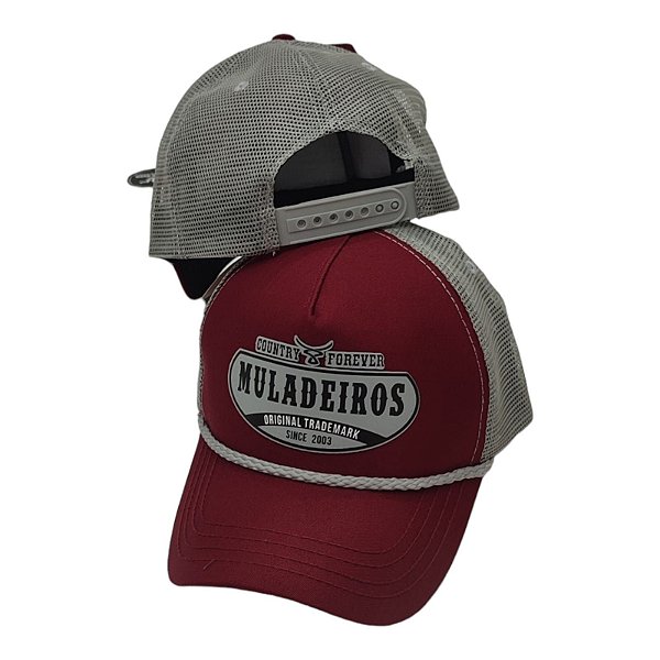 Boné Aba Curva Trucker Muladeiros