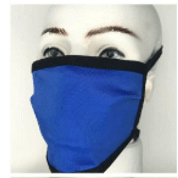 Máscara de Proteção Lavável com Forro em Algodão - Azul - NEW FORM
