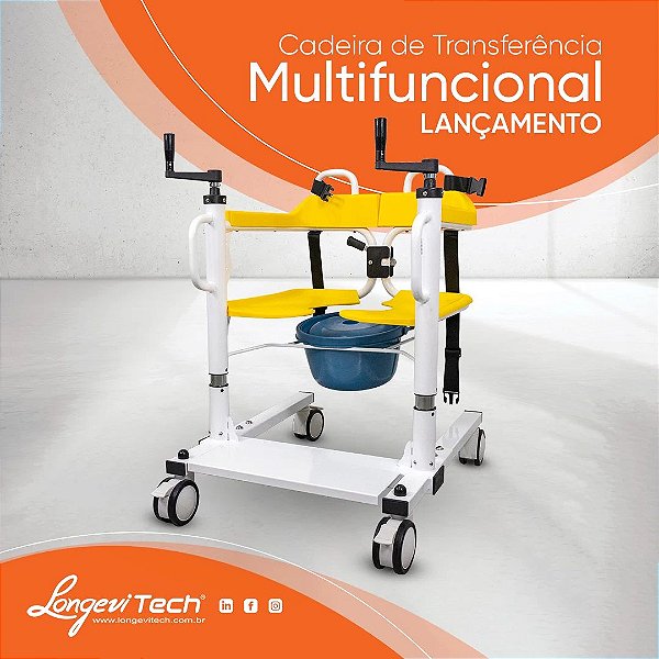 Cadeira de Transferência Multifuncional - Longevitech