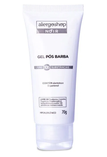 Gel pós Barba Hipoalergênico Noir 70g - Alergoshop