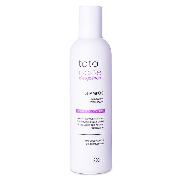 Shampoo Hipoalergênico Total Care 250ml - Alergoshop