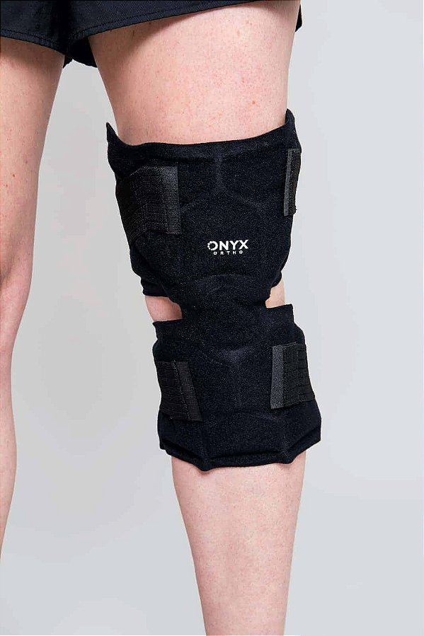 Suporte Térmico Frio 15ºC Preto Ajustável Joelho - ONYX COOL