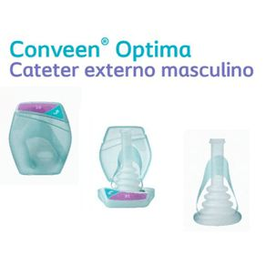 Cateter Externo Masculino 28mm Autoadesivo Silicone Peça Única Conveen Optima - Coloplast 22028