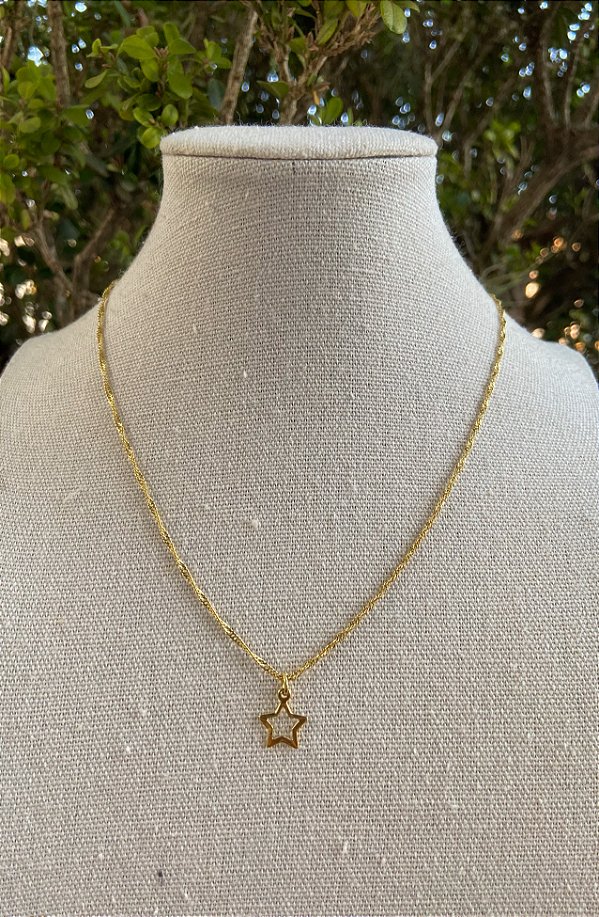 CORRENTE DOURADA ESTRELA