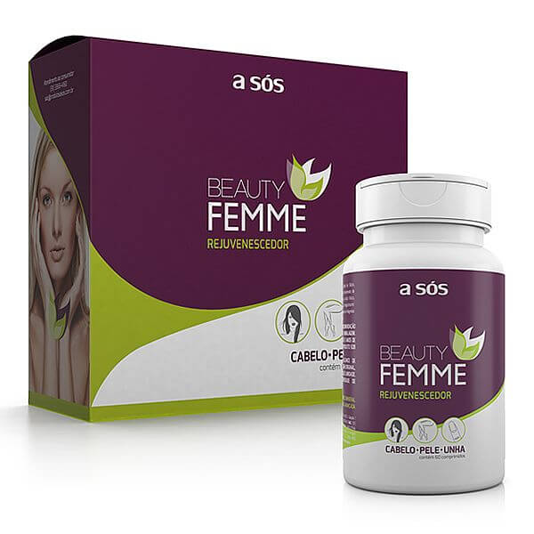 Rejuvenescedor do Cabelo, Pele e Unha Beauty Femme – 60 Cap
