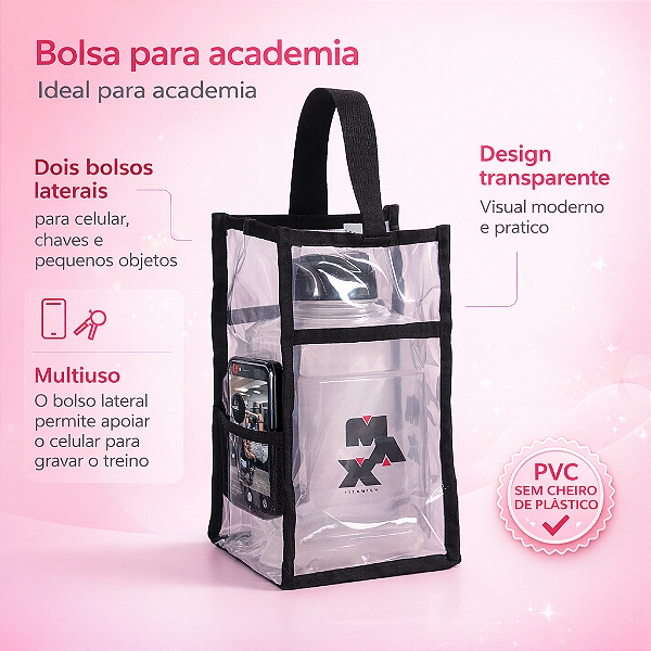 BOLSA PARA ACADEMIA PRETO