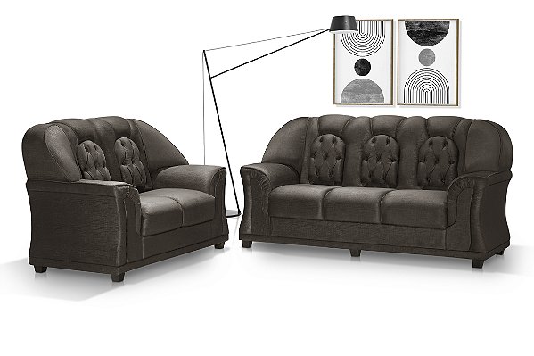 Conjunto Mônaco 2x3 Lugares Leppos