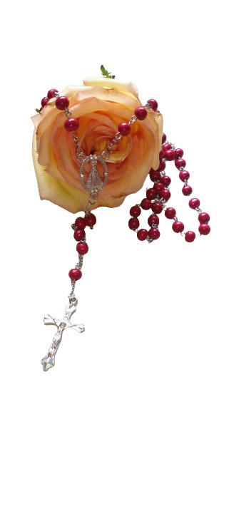 Terço de Madeira - Imagem Nossa Senhora de Aparecida - Mãe Sereia