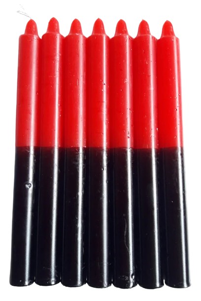 Vela Palito Vermelho/Preto - Namastê