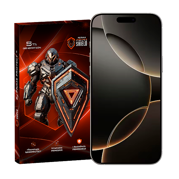 Película Hidrogel Transparente Primeshield Linha iPhone 16