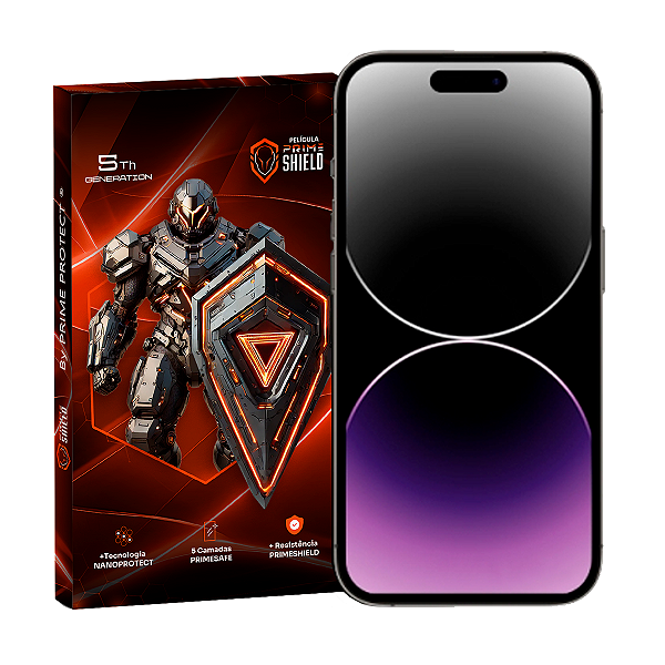 Película Hidrogel Antirreflexo Primeshield Linha iPhone 14