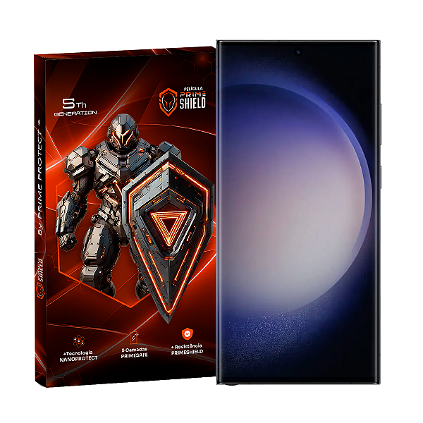 Película Hidrogel Antirreflexo Primeshield Linha Samsung S23