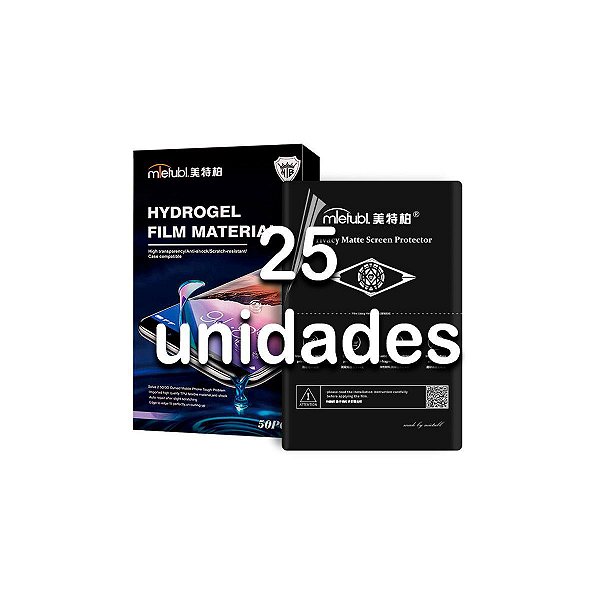Pacote C/ 25un Película Privacidade Hidrogel Tpu Soft 5th