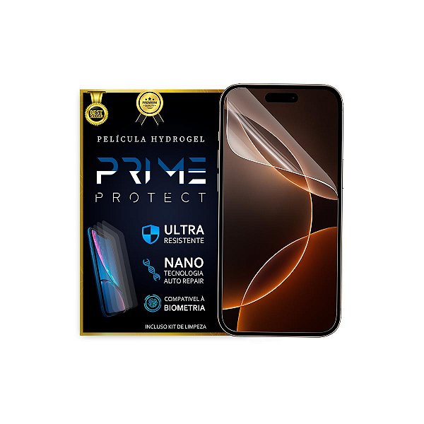Película de Hidrogel Transparente iPhone 11 ao 16 Pro Max