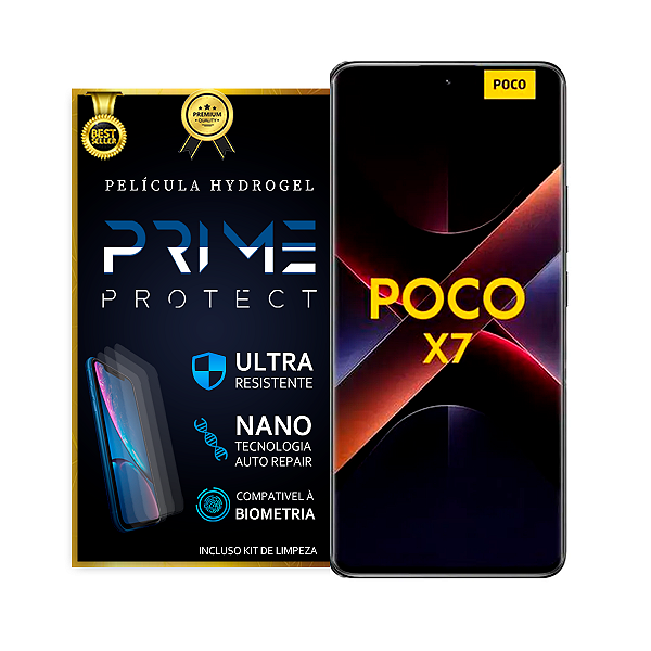 Película Anti Espião De Hidrogel Poco X7 Frontal Privacidade