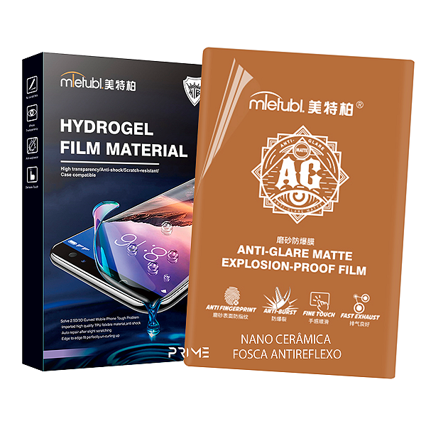 Película Ceramica Fosca Anti reflexo Pacote 50un P/ Maquina