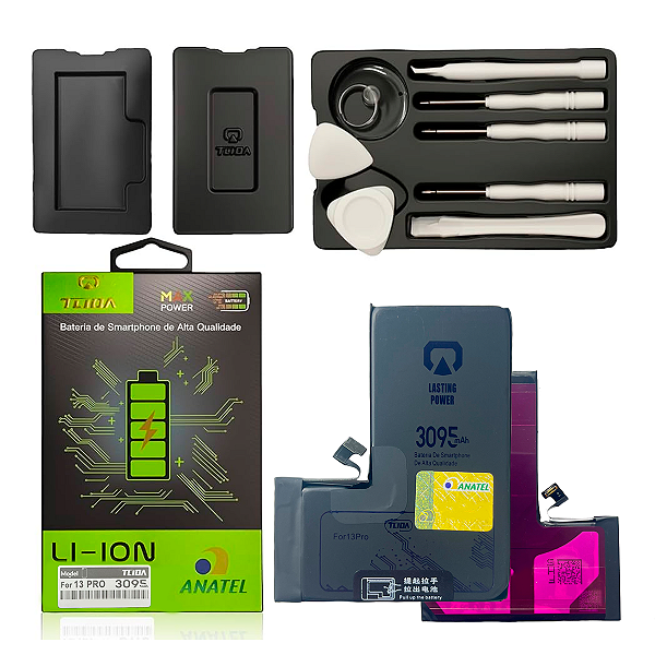 Bateria Para Iphone 13 Pro Premium Saude 100% Com Flex