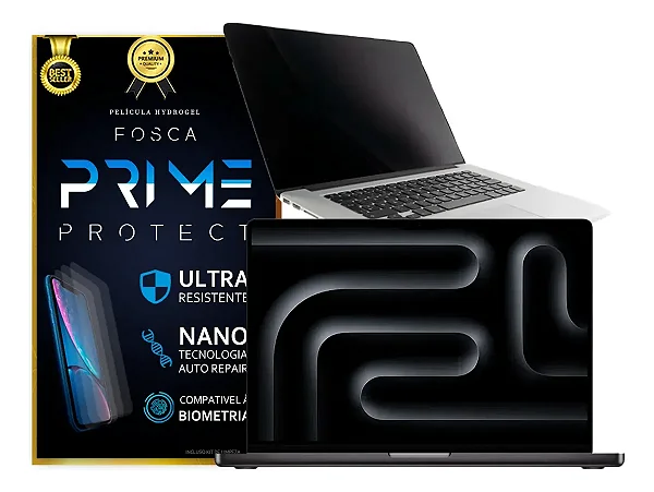 Película de Hidrogel Compatível MacBook Fosca Antirreflexo