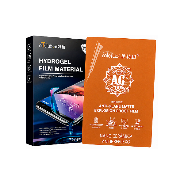 Película Ceramica Fosca Anti reflexo Pacote 20un P/ Maquina