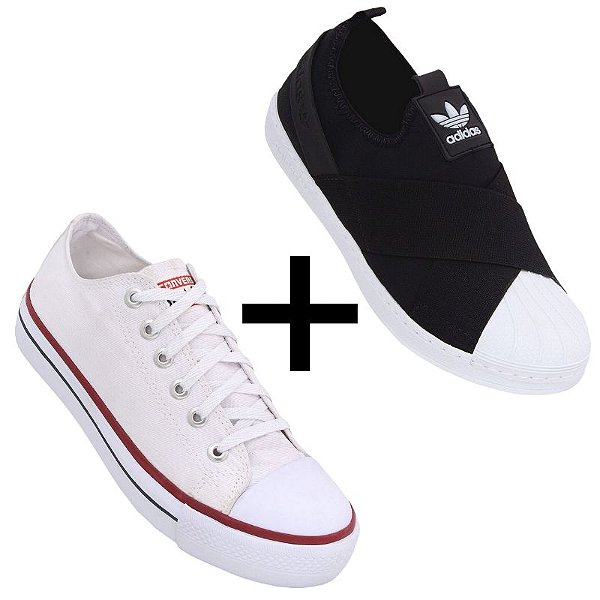 slip on branco converse