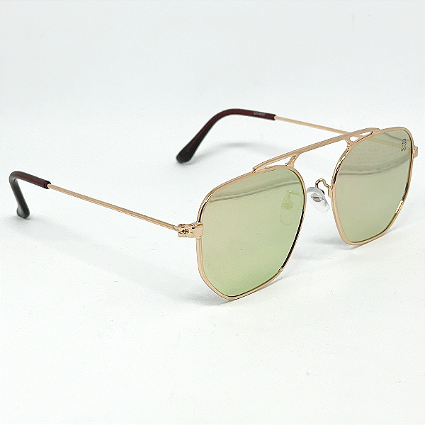 ÓCULOS DE SOL CHICAGO - ROSÊ ESPELHADO C/ ROSÊ GOLD