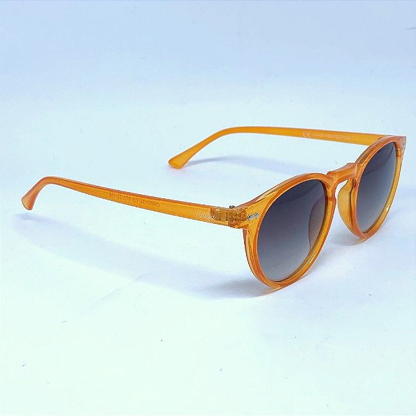 ÓCULOS DE SOL MALIBU - LARANJA COM PRETO  DEGRADÊ