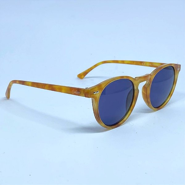 ÓCULOS DE SOL MALIBU - LARANJA ANIMAL PRINT C/ PRETO