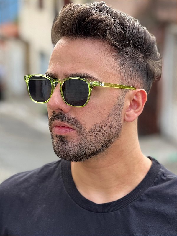 ÓCULOS DE SOL PARADISE - VERDE NEON COM PRETO