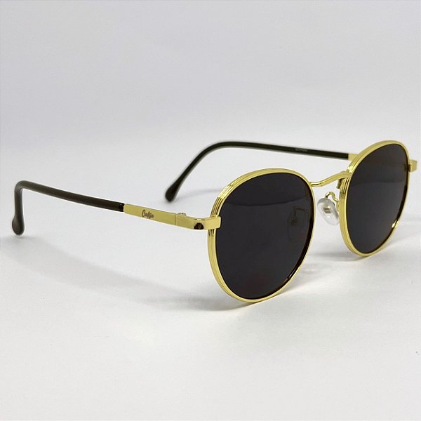 ÓCULOS DE SOL BALL - PRETO COM DOURADO