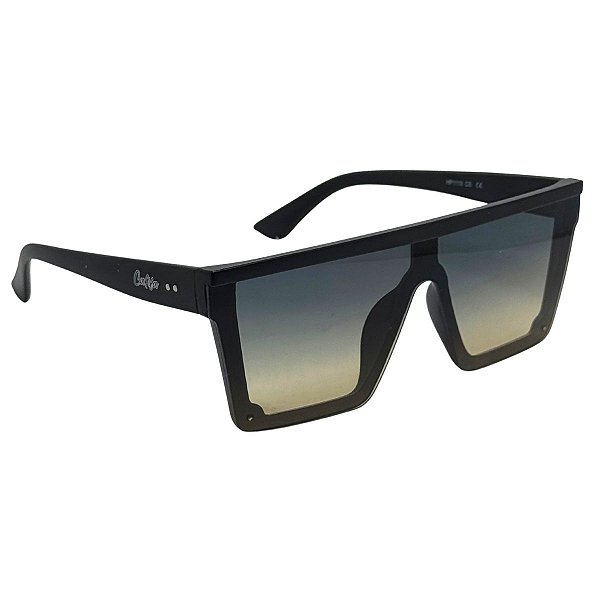 ÓCULOS DE SOL MADRID - PRETO COM LENTE AZUL CLEAR