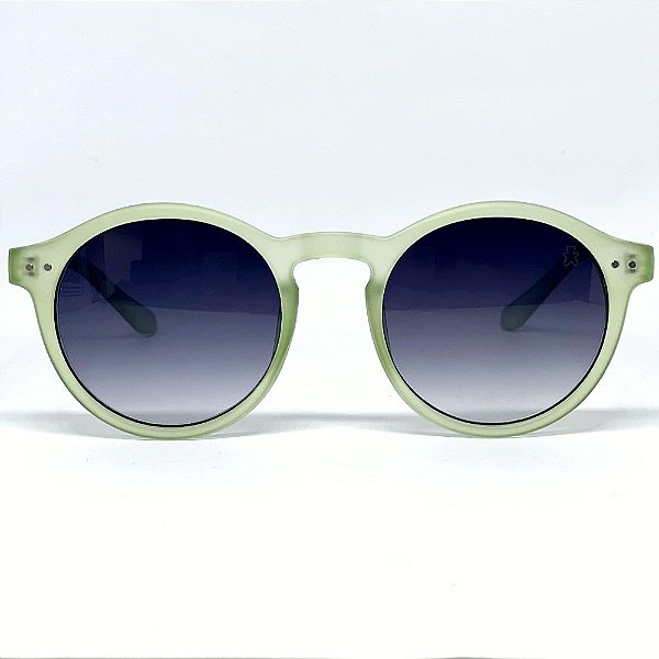 ÓCULOS DE SOL VIBES - VERDE CLEAR FOSCO C/ PRETO DEGRADÊ (unissex)