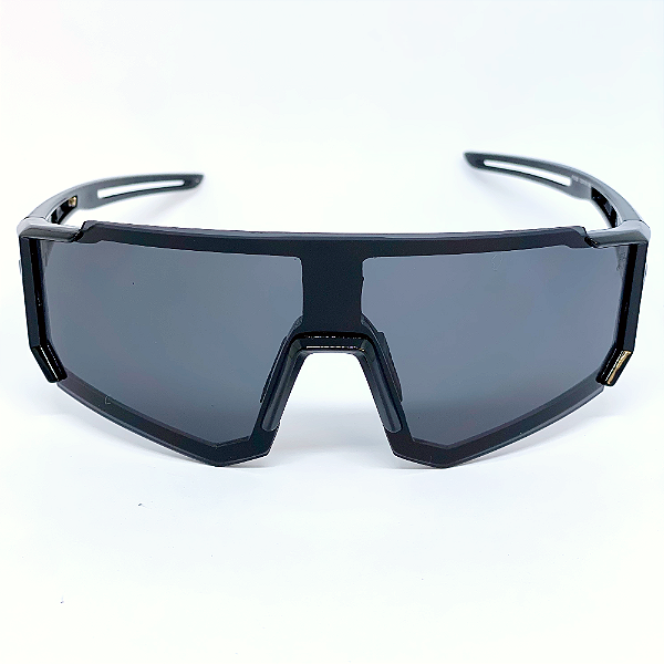 ÓCULOS DE SOL ESPORTIVO ICE - PRETO BRILHANTE