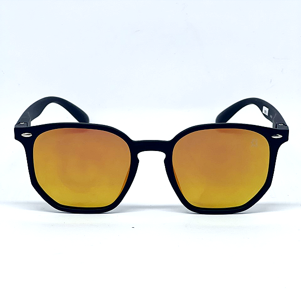 ÓCULOS DE SOL IPANEMA - PRETO C/ LARANJA ESPELHADO