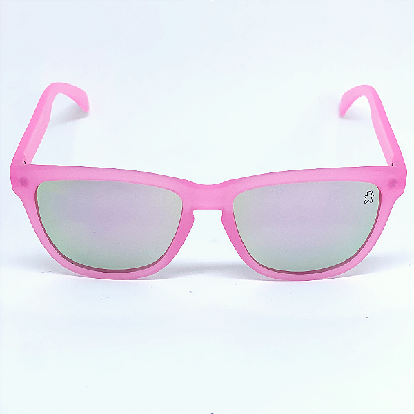 ÓCULOS DE SOL ESPORTIVO ZOOM POLARIZADO - ROSA ESPELHADO