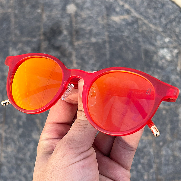 ÓCULOS DE SOL JOY - VERMELHO ESPELHADO