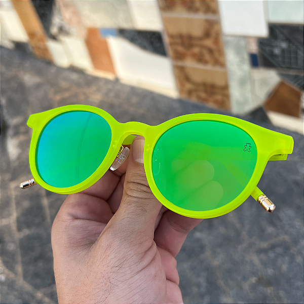 ÓCULOS DE SOL JOY - VERDE ESPELHADO