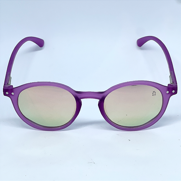 ÓCULOS DE SOL VIBES - ROXO C/ ROSÊ ESPELHADO  (unissex)