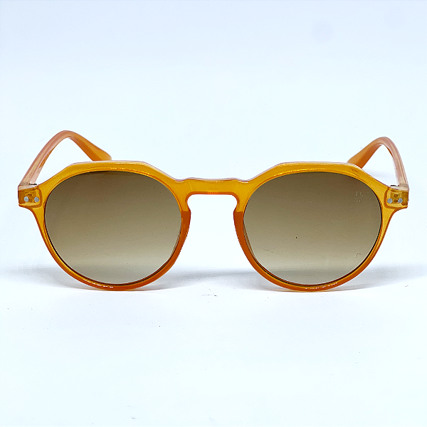 ÓCULOS DE SOL VEGAS - LARANJA C/ MARROM DEGRADÊ