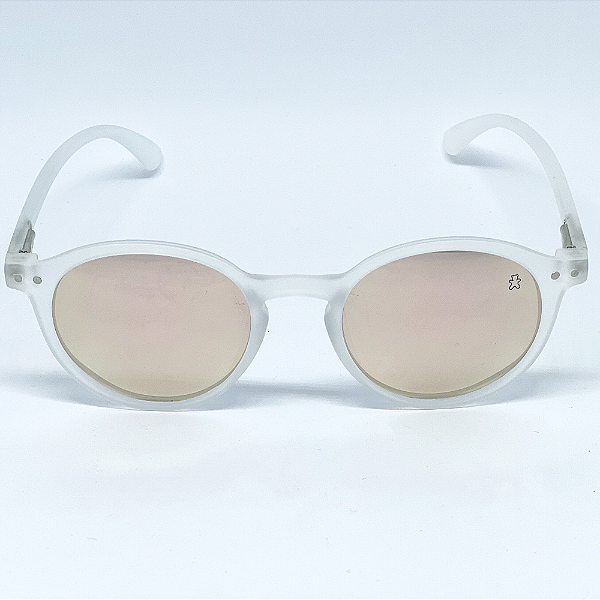 ÓCULOS DE SOL VIBES  - TRANSPARENTE FOSCO C/ ROSÊ