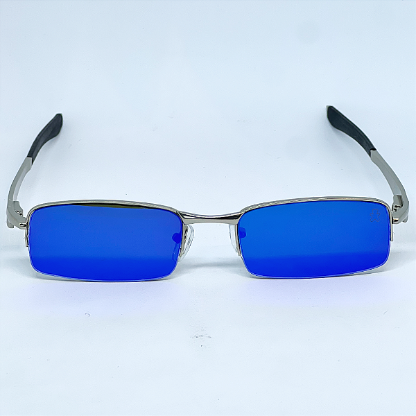 ÓCULOS DE SOL SCOOT - AZUL ESPELHADO C/ PRATA